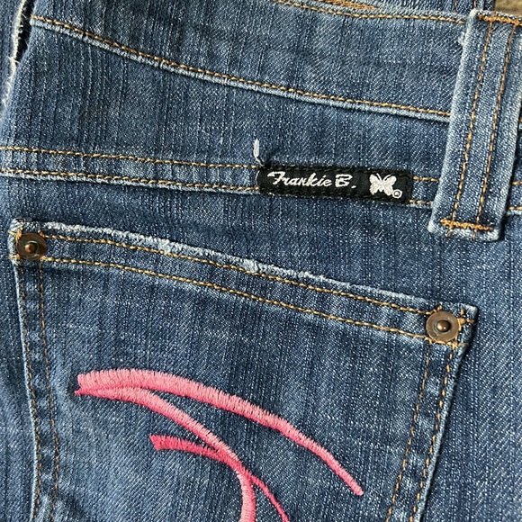 🌟VINTAGE🌟 rare find Frankie b jeans size 6 women’s flair - Picture 3 of 6